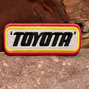 Toyota Retro Racer Embroidered Morale Patch - Toybox Titans Collection