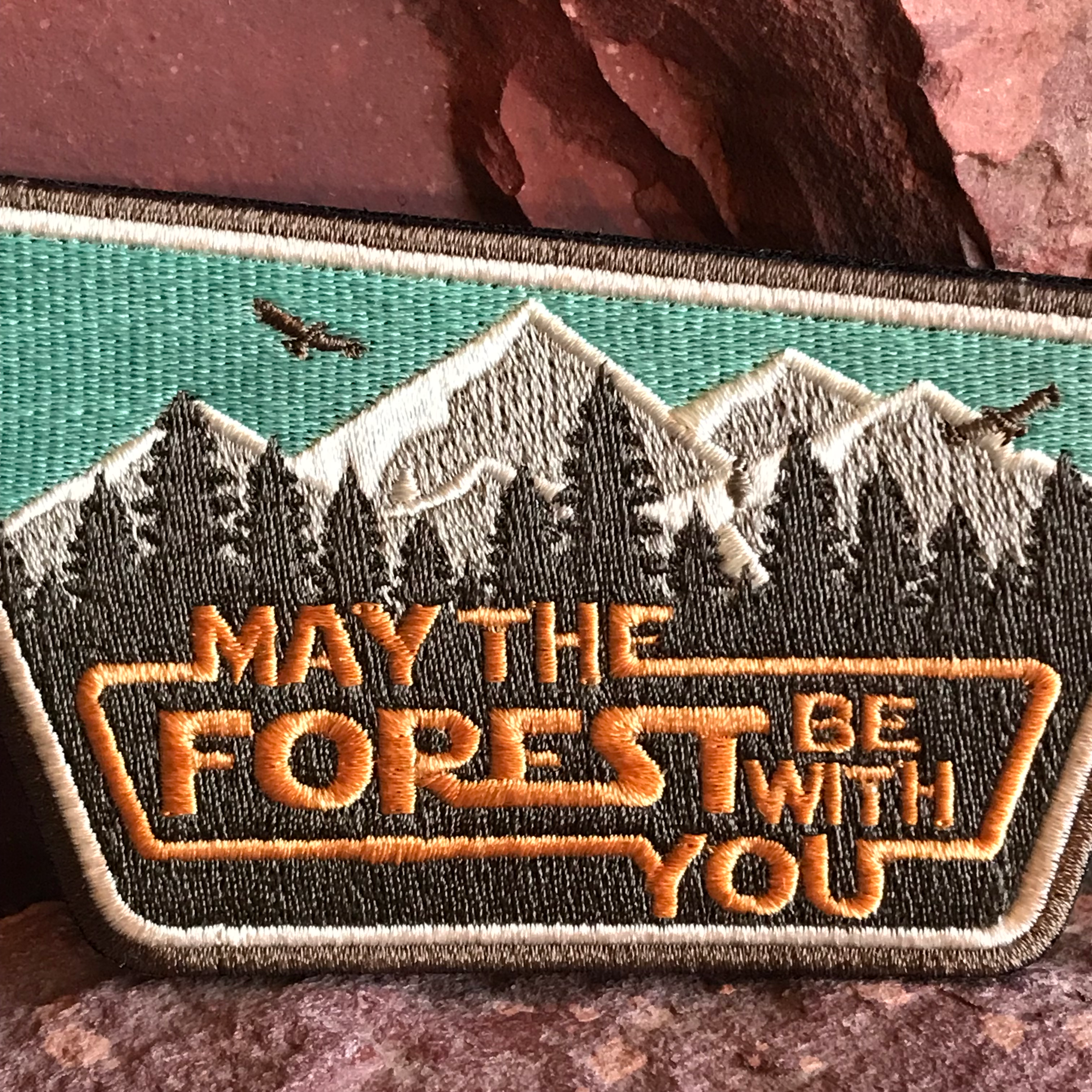 May the Forest Be With You Embroidered Morale Patch V1