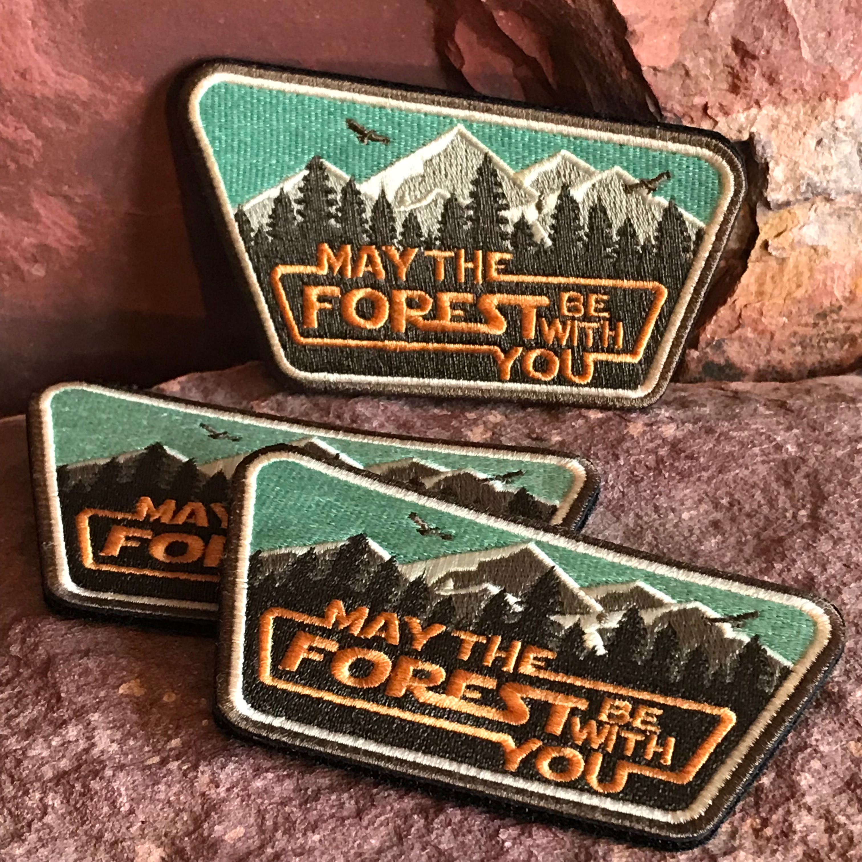 May the Forest Be With You Embroidered Morale Patch V1