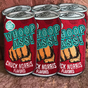 Chuck Norris Flavored Whoop Ass Embroidered Morale Patch