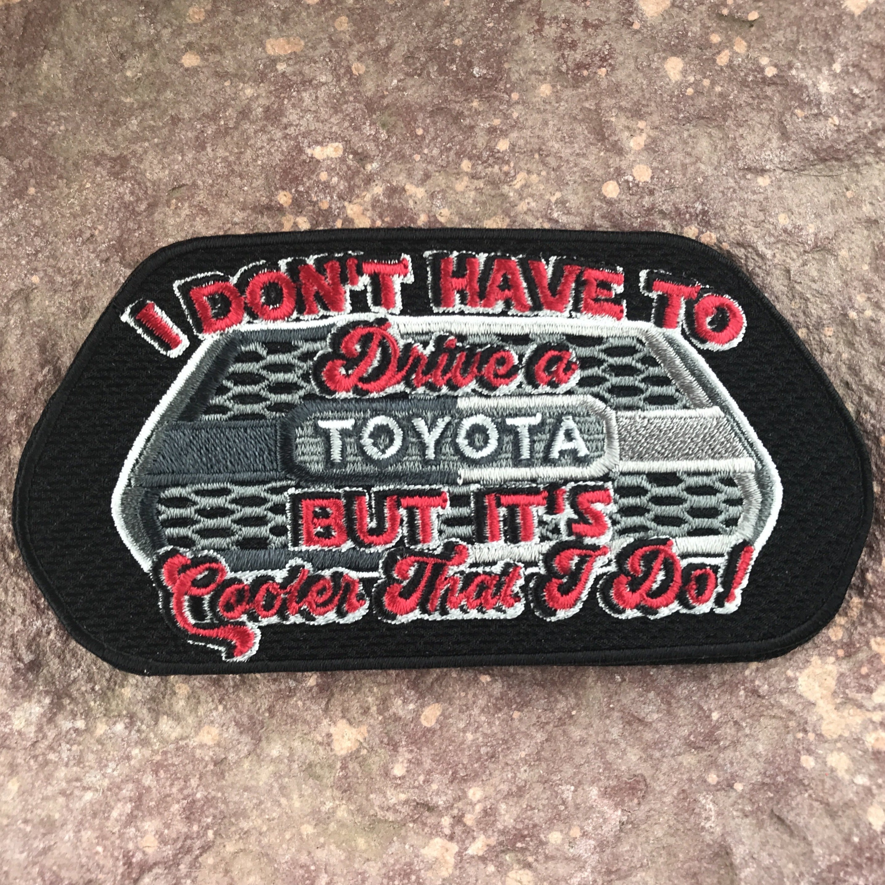 Drive a Toyota Embroidered Morale Patch