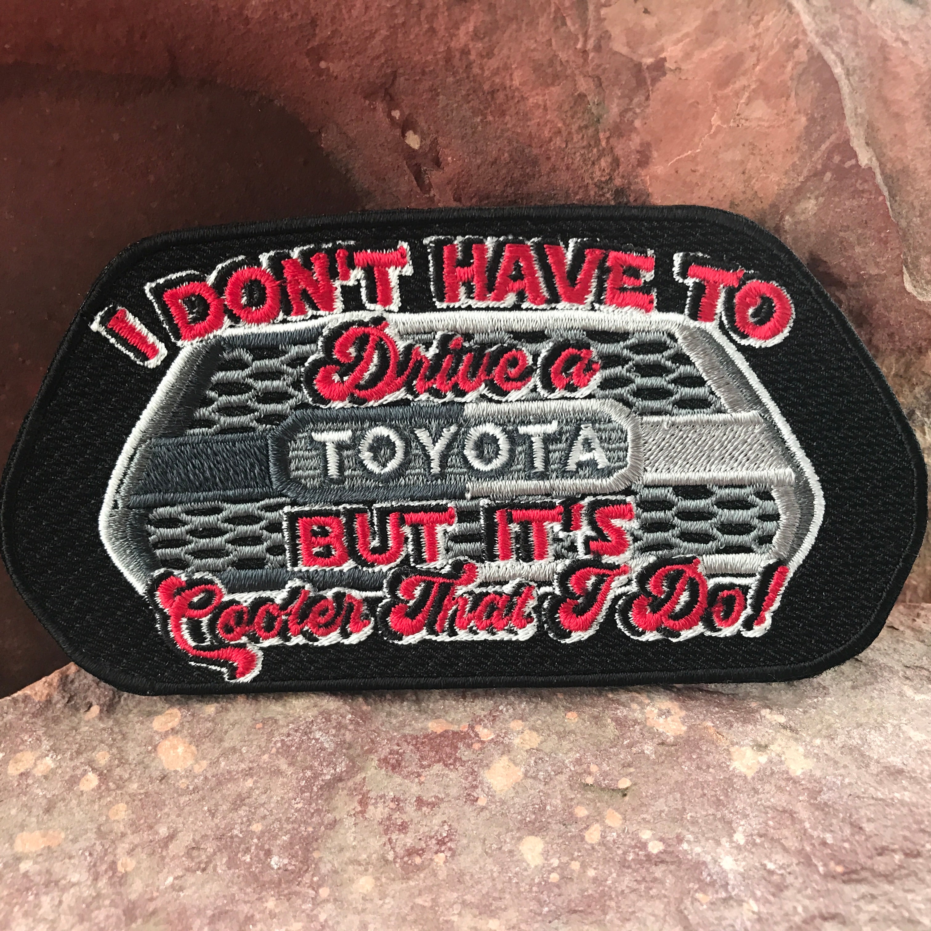 Drive a Toyota Embroidered Morale Patch