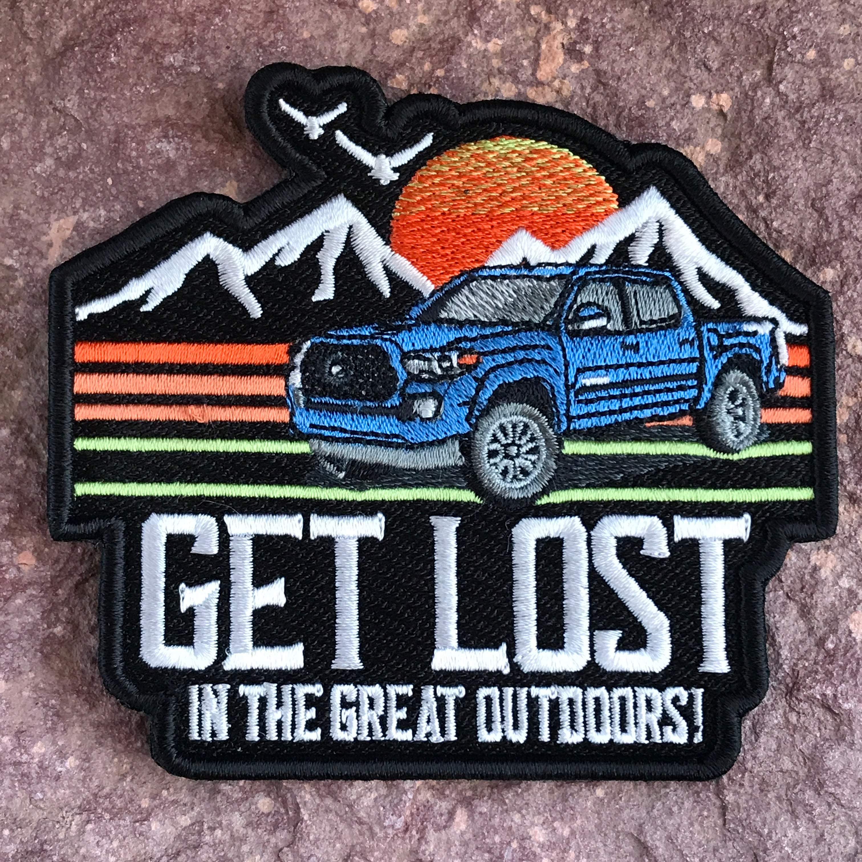 Wilderness Outdoor Embroidery Patches for Clothing Iron on Patches