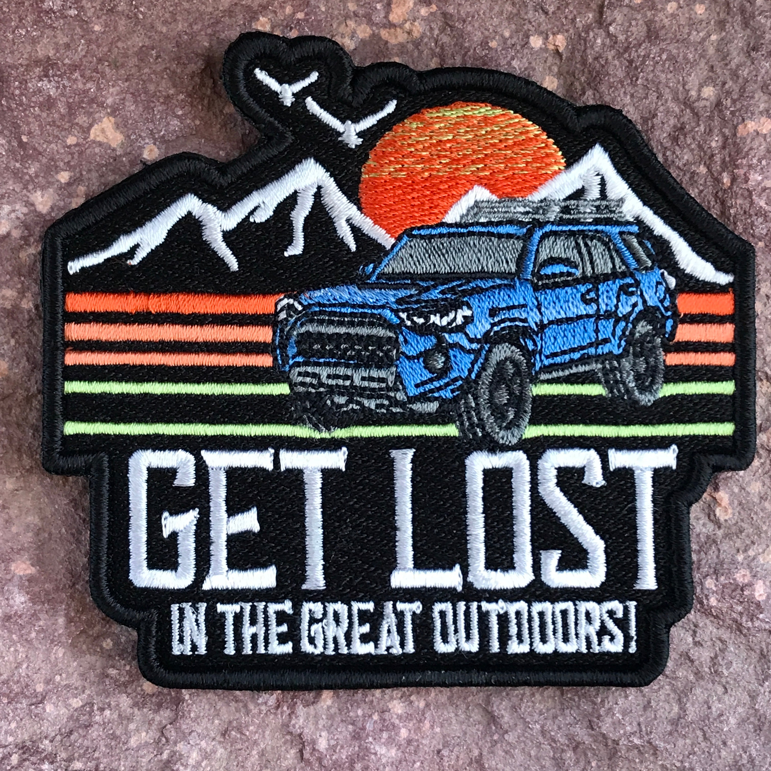 Get Lost 4Runner ~ Toyota Embroidered Morale Patch