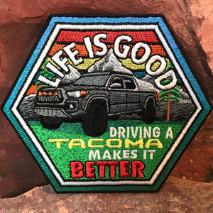 Life is Good Tacoma V2 Embroidered Morale Patch