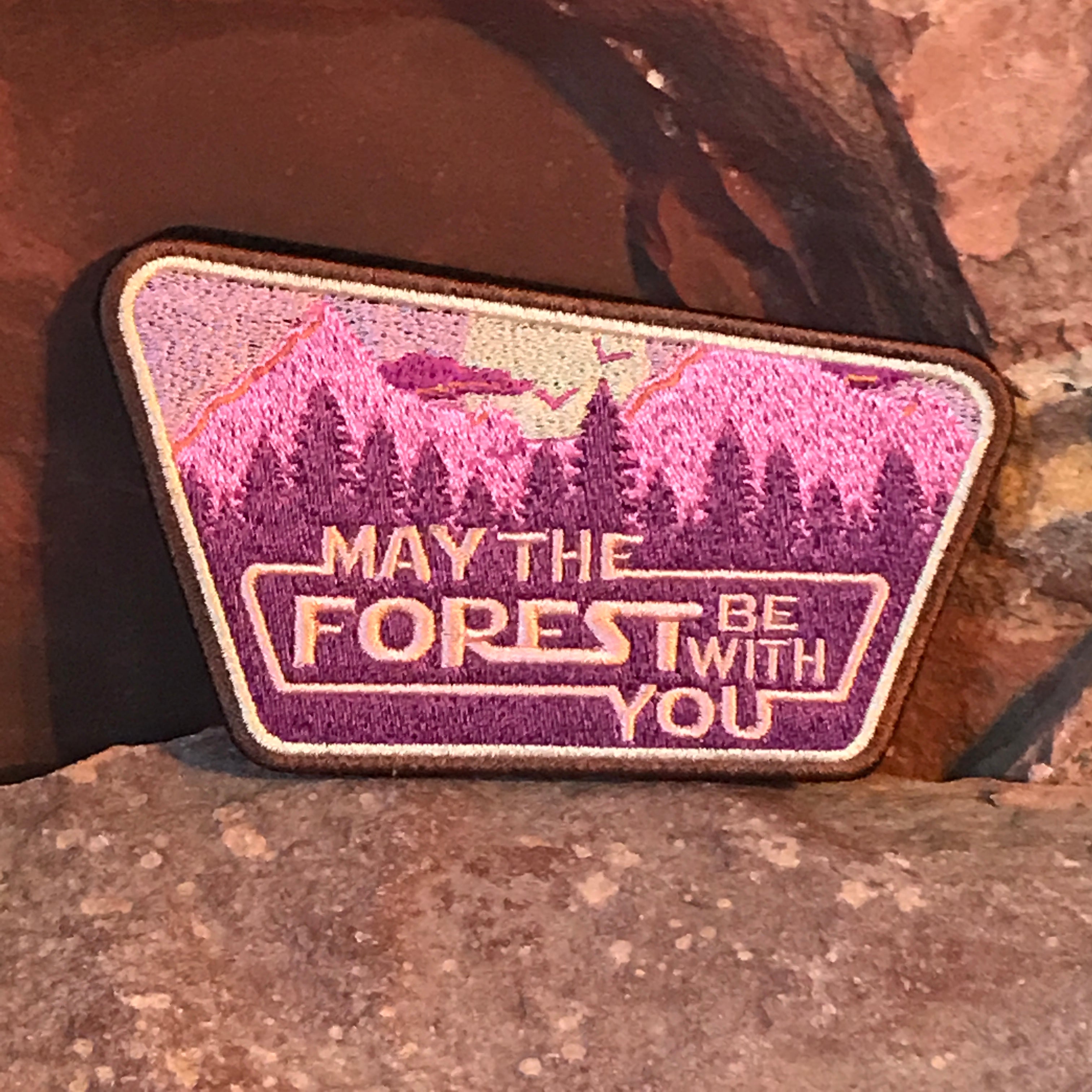 May the Forest Be With You Embroidered Morale Patch V3