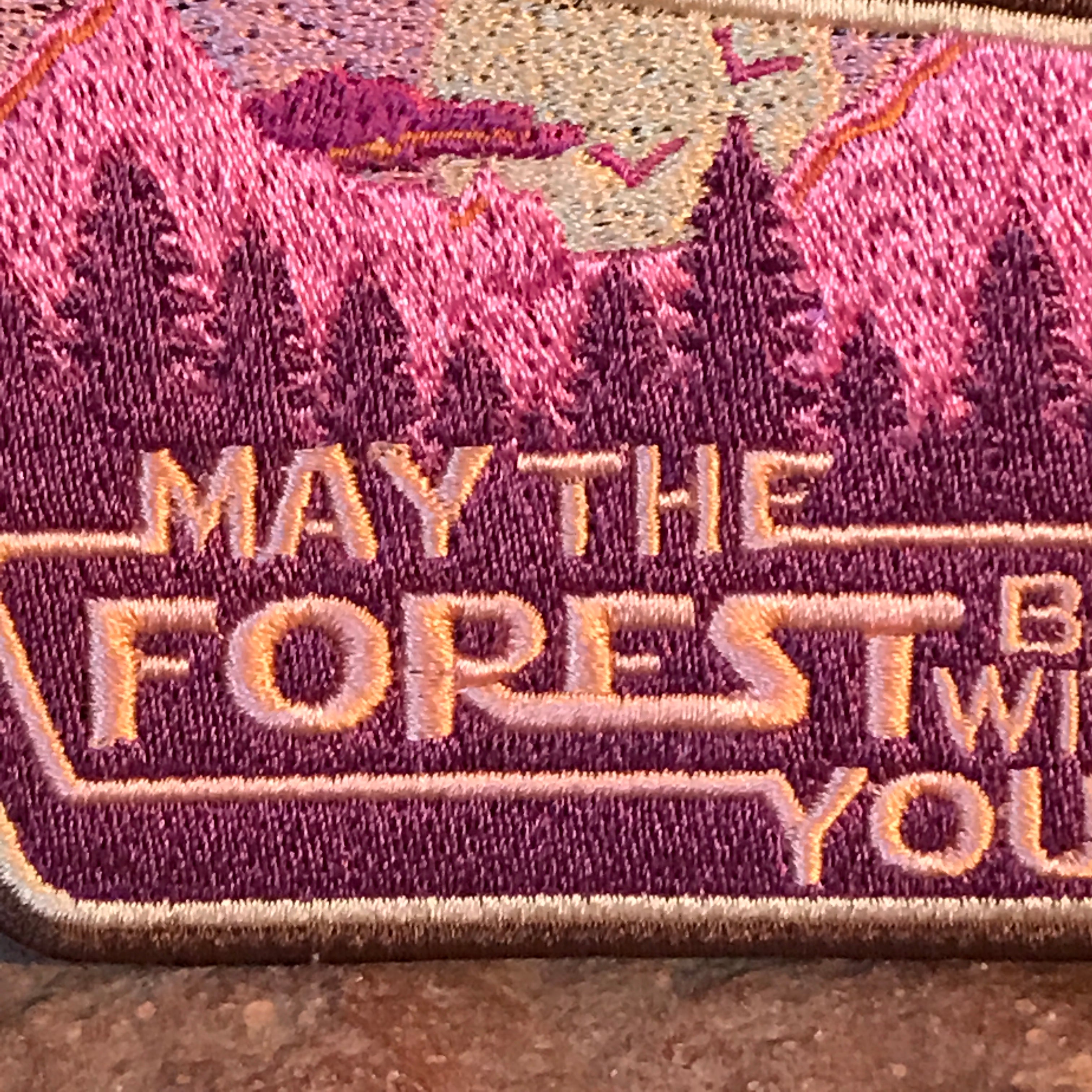 May the Forest Be With You Embroidered Morale Patch V3