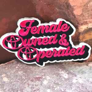 Female Owned & Operated V1 ~ Toyota Embroidered Morale Headliner Patch