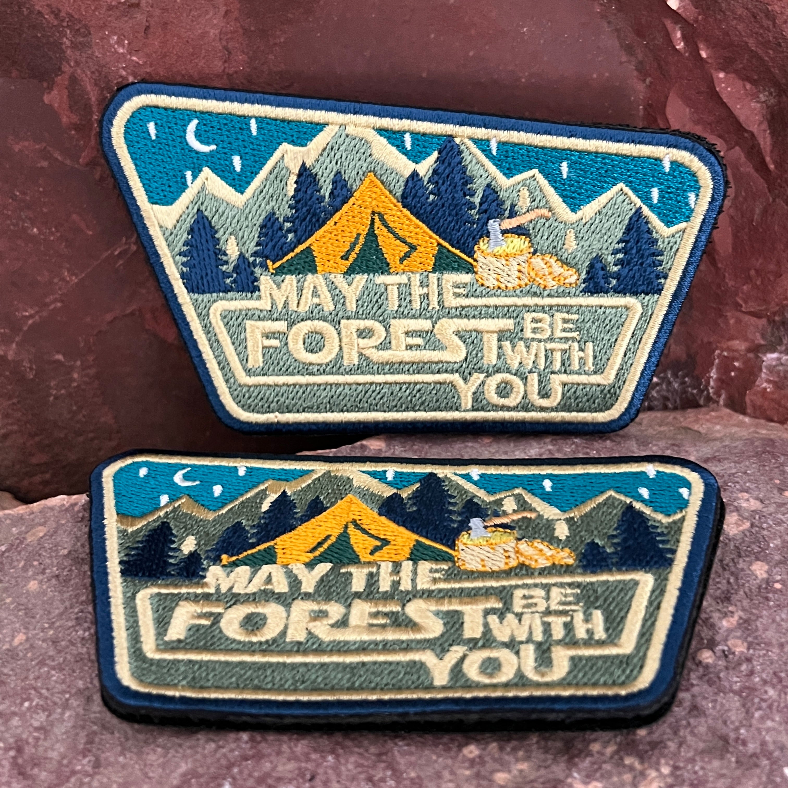 May the Forest Be With You Embroidered Morale Patch V4