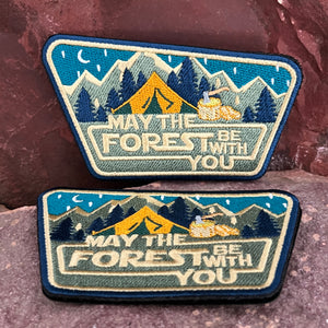 May the Forest Be With You Embroidered Morale Patch V4