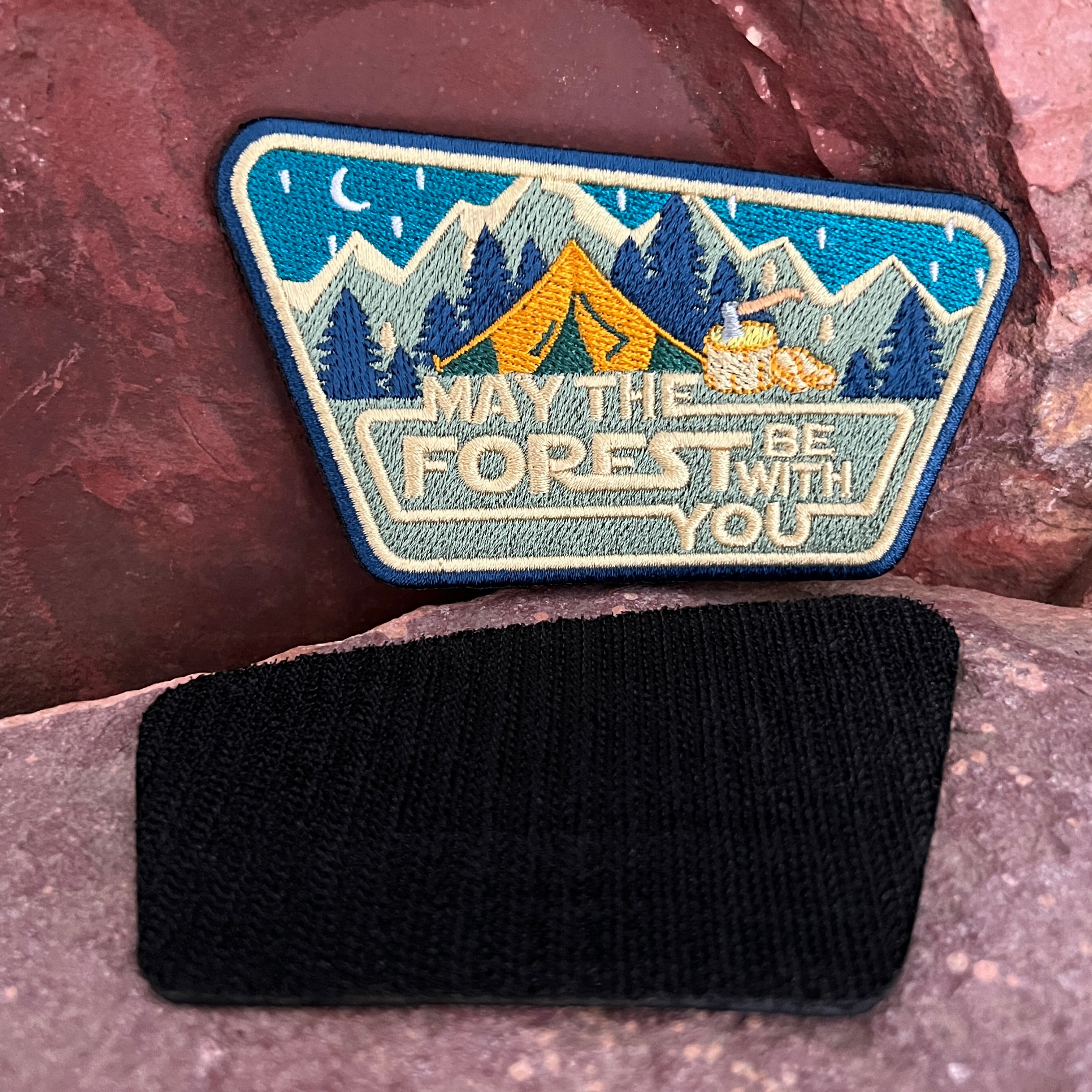 May the Forest Be With You Embroidered Morale Patch V4