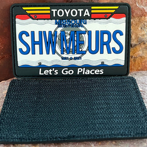 Missouri Toyota Morale Patch ~ Collectible 3D PVC State License Plate ~ Show Me State ~ Funny Parody Headliner Accessory Travel Souvenir