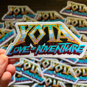 YOTA Love of Adventure ~ Toyota Embroidered Morale Patch ~ Thor Love & Thunder Parody Headliner Accessory ~ Tacoma 4Runner Fj Cruiser Tundra