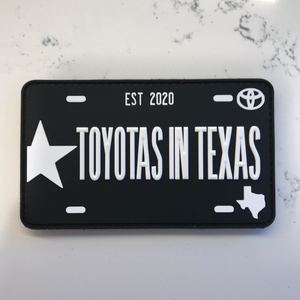 Toyotas in Texas PVC Morale Patch