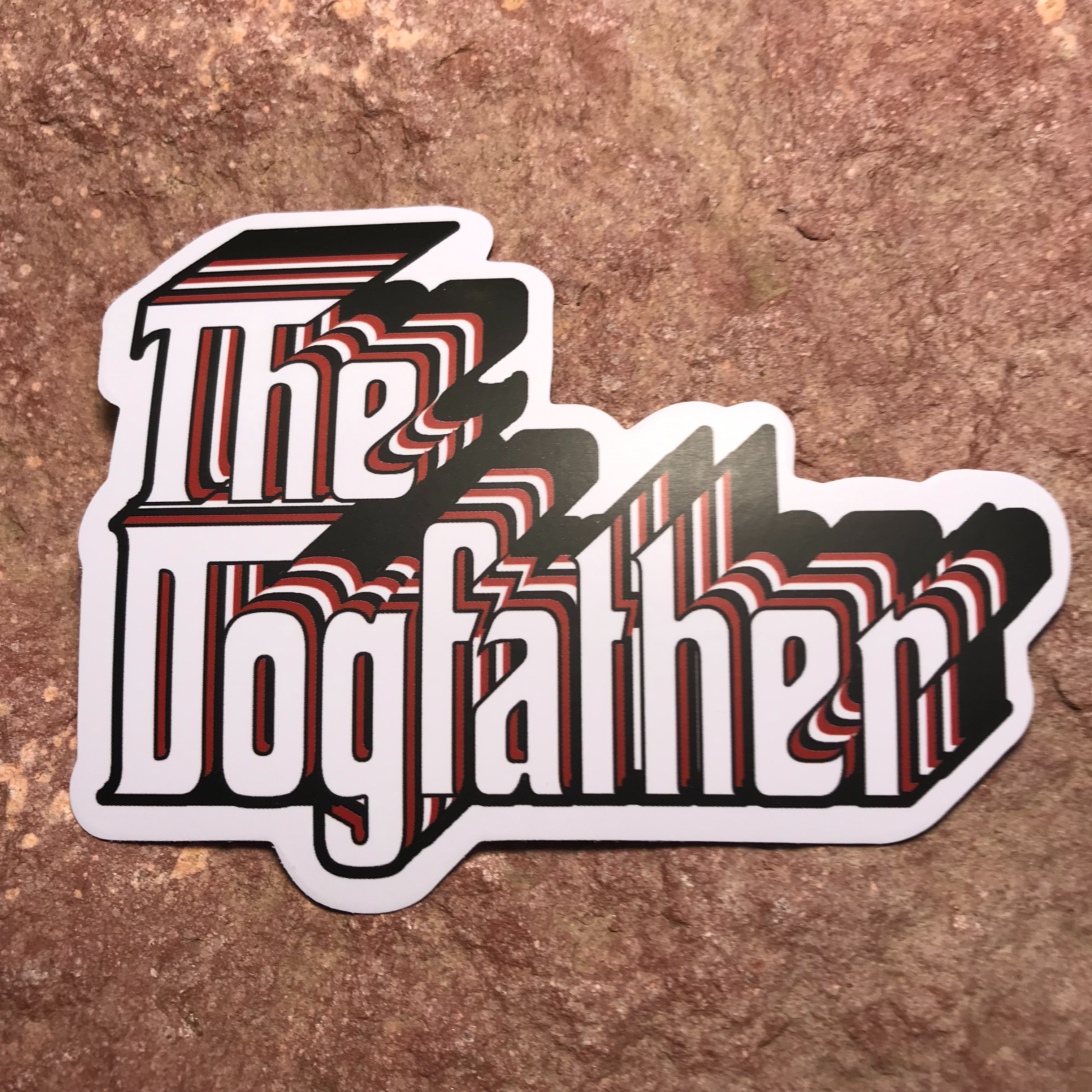 The Dogfather ~ The Godfather Parody ~ Funny Embroidered Morale Patch for Dog Dads ~ Pet Owner Patches Accessories Jacket Bag Headliner