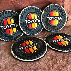 Toyota Wheels Embroidered Morale Patch