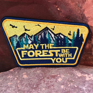 May the Forest Be With You Embroidered Morale Patch V2